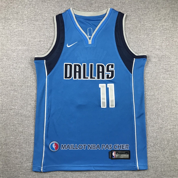 Maillot Enfant Dallas Mavericks Kyrie Irving NO 11 Icon 2022-23 Bleu